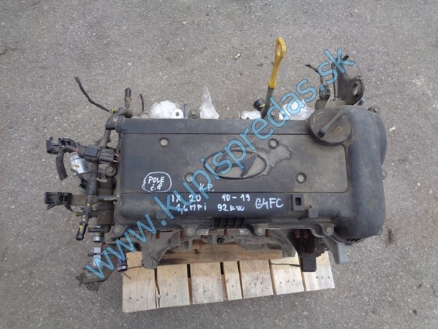 motor a hyundai ix20 1,6, G4FC, 92kw